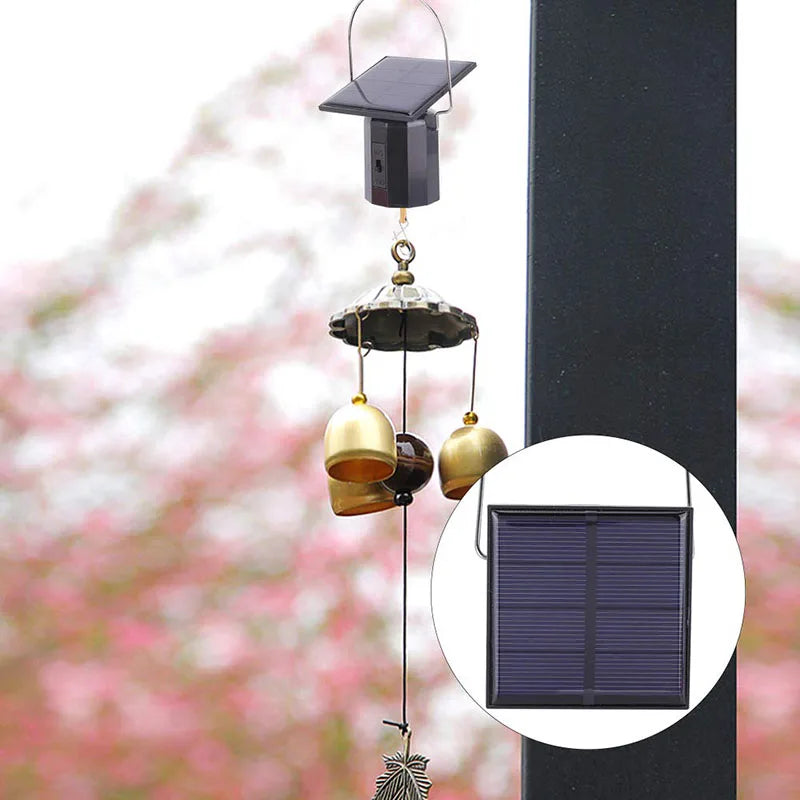 Solar-Powered Wind Spinner Motor