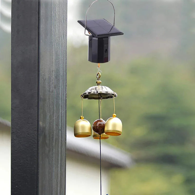 Solar-Powered Wind Spinner Motor